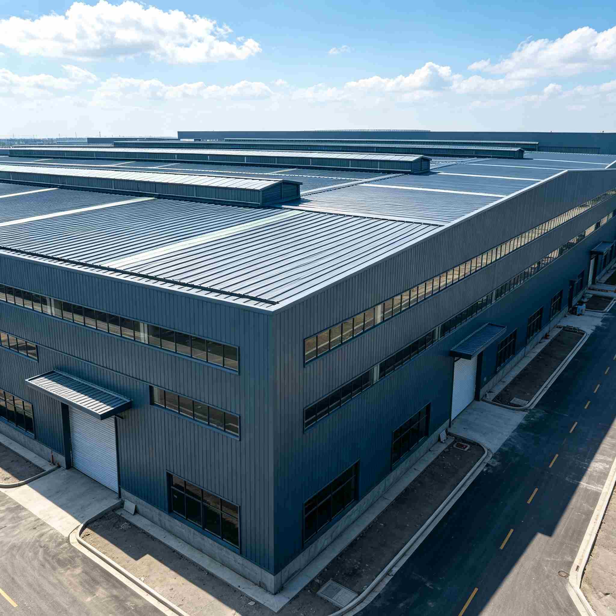 Kundenspezifische Q355B-Fabrik zur Herstellung vorgefertigter Metallrahmen