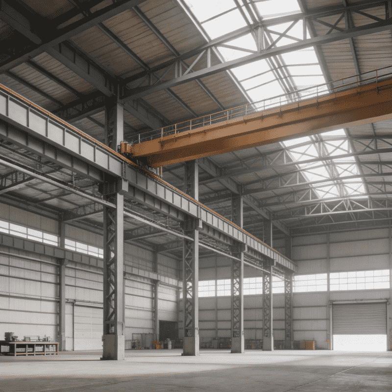 Vorgefertigtes Portal-Stahlrahmen-Industriewerkstatt- und Lagergebäude