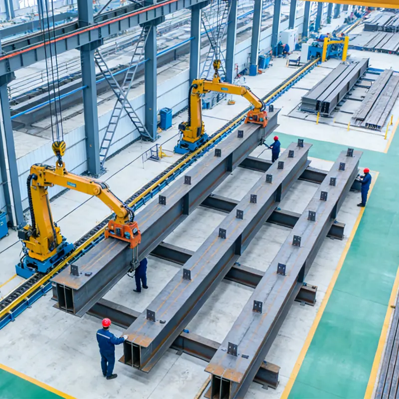 Montagewerkstatt für vorgefertigte Stahlkonstruktionen