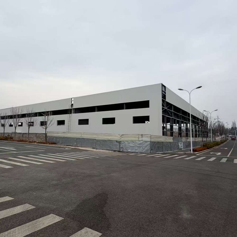 Vorgefertigtes Stahlkonstruktionslager, industrielles Werkstattgebäude