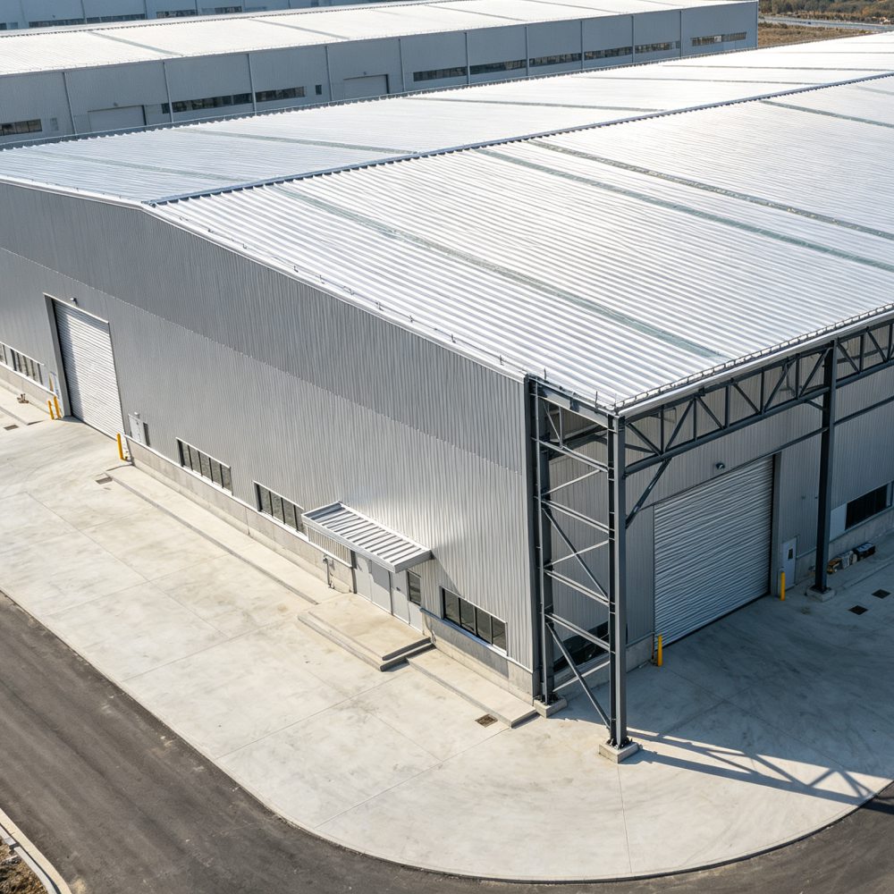 Q355B Fertigstahlkonstruktion Werkstatt Metallrahmen Industriefabrik Gebäude Factory Custom Direct