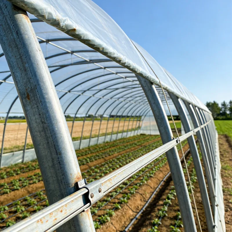 Landwirtschaftliches Gewächshaus mit Stahlkonstruktion