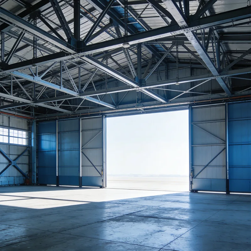 Flugzeugaufhänger aus Stahlkonstruktion